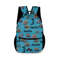 Personalized Monster Truck Child Name Backpack - Joliny