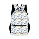 Personalized Custom Whales Boy, Girl Soft Name Backpack - Sea Creatures Kids Name Backpack - Joliny