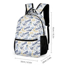 Personalized Custom Whales Boy, Girl Soft Name Backpack - Sea Creatures Kids Name Backpack - Joliny