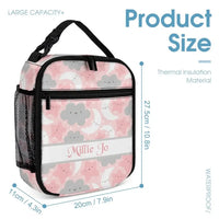 Personalized Pink Blue Moon Stars Clouds Student Backpack - Joliny