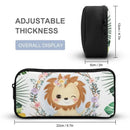 Personalized Lion Cub Wearing Flowers Backpack for Girls Boys - Joliny