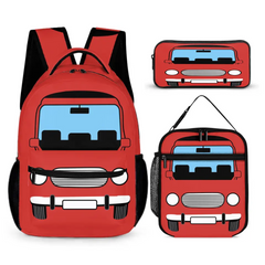 Cruise to School Fun - Custom Cartoon Car Toddler Backpack for Young Explorers