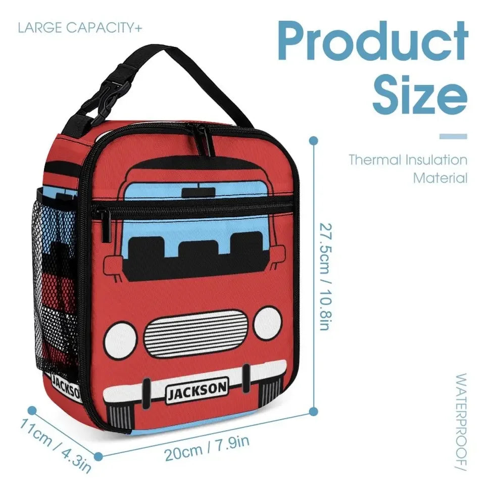 Cruise to School Fun - Custom Cartoon Car Toddler Backpack for Young Explorers - Joliny
