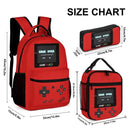 Press Start to Learning - Personalized Game Console Pattern School Backpack for Young Gamers - Joliny