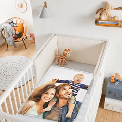 Cozy Canvas: Turning Family Photos into an Oil Painting Style Blanket