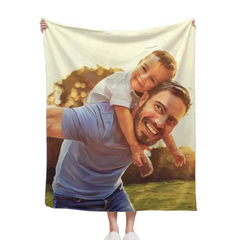 Personalized Oil-Canvas Blanket for Families