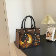 A Child Of God - Personalized Leather Bag