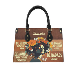 Be Badass Everyday - Personalized Leather Bag