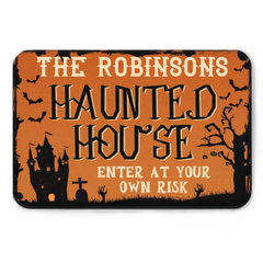 At Your Own Risk - Halloween Personalized Decorative Cushion