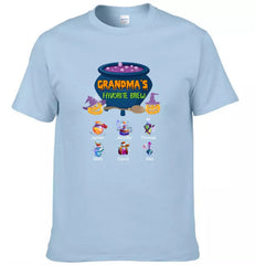 Grandma's Favorite Beer - Personalized T-Shirt, Halloween Gift