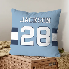 Team Spirit Personalized Custom Football Pillowcase - A Touchdown Gift for Sports Fans