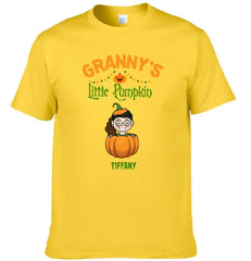 Happy Halloween - Personalized Pumpkin T-Shirt - A Halloween Gift for Family