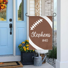 Decorative Flags - Personalized Football Flag - Gift For The Athletes,Fans