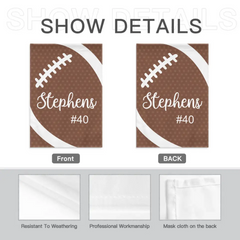 Decorative Flags - Personalized Football Flag - Gift For The Athletes,Fans