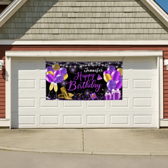 Happy Birthday - Personalised Firework Banner - Gift For Birthday Person,Party