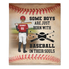 Baseball Sport - Personalized  Blanket - Gifts for Baseball players,Enthusiasts