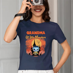 Grandma of Little Monsters - Family Personalized Custom T-shirts, a gift for Grandma and Grandpa