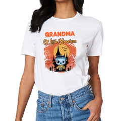 Grandma of Little Monsters - Family Personalized Custom T-shirts, a gift for Grandma and Grandpa