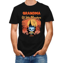 Grandma of Little Monsters - Family Personalized Custom T-shirts, a gift for Grandma and Grandpa