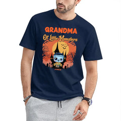 Grandma of Little Monsters - Family Personalized Custom T-shirts, a gift for Grandma and Grandpa