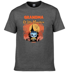 Grandma of Little Monsters - Family Personalized Custom T-shirts, a gift for Grandma and Grandpa