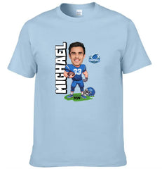 American Football Comics - Personalised Photo T-Shirt - A Gift for Football Fans