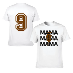 Football Support - Personalised Name And Number T-Shirt - A Gift for Family