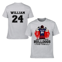 American Football - Personalised Character, Team Name, Name And Number T-shirt - A Gift for Football Players,Lovers