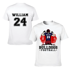 American Football - Personalised Character, Team Name, Name And Number T-shirt - A Gift for Football Players,Lovers