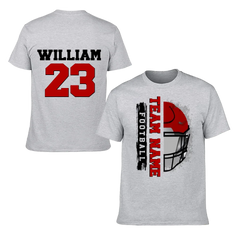 Football Helmet - Personalised Helmets And Name T-shirt - A Gift for Football Players,Lovers