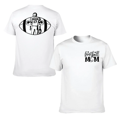 Support Football - Personalised Matchday 2 Sided T-Shirt - A Gift For Mom