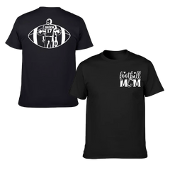 Support Football - Personalised Matchday 2 Sided T-Shirt - A Gift For Mom