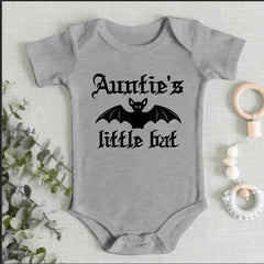 Baby's Halloween - Personalized Little Bat Halloween Baby Onesie - A Gift For Baby, Newborn