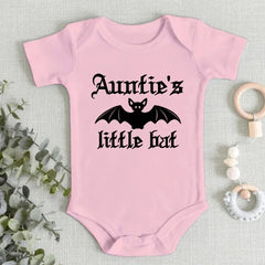 Baby's Halloween - Personalized Little Bat Halloween Baby Onesie - A Gift For Baby, Newborn