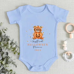 First Halloween, First Halloween Name Custom Pajamas, Baby Halloween Baby Clothes