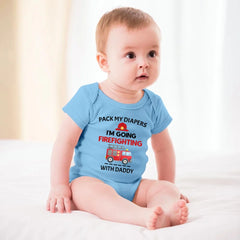 Firefighter Baby Clothes - Funny Firefighter Baby Bodysuit Baby Christening Gift Newborn Gift