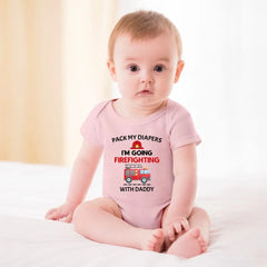 Firefighter Baby Clothes - Funny Firefighter Baby Bodysuit Baby Christening Gift Newborn Gift