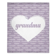 Blankets To Convey Love - Name And Designation Custom Personalized Text Loving Blanket - A Gift For Family