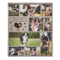 Custom Pet Photo Blanket - Personalized Pet Photo and Name Memorial Blanket - A Memorial Gift For Pet lovers,Pet Owners