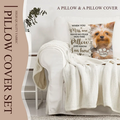 Pet Memorial Customized Pillow - Personalized Pet Photo and Name Memory Cuddle Reversible Pillow - A Gift For Pet lovers,Pet Owners