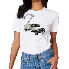 Multiple Colors Of Custom Apparel For Trucks - T-shirts With Personalized Name And Different Color Trucker Patterns - A Gift For Yourself,Friend