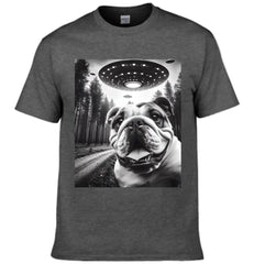 Pug and UFO Encounter Theme Costume - A Gift For Friend,Family,Colleagues,Fellow Student,Roommates