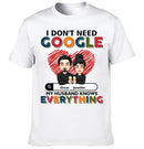 Customized Couple T-shirt - Personalized Character Cartoon Images and Names for Couples Costumes - A Gift For Boyfriend,Girlfriend,Husband,Wife - Joliny