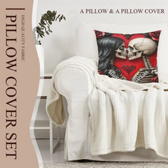 Customized Pillows Filled with Love - Personalized Name Till Death Do Us Part Eternal Love Pillowcase - A Gift For Boyfriend,Girlfriend,Husband,Wife