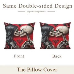 Customized Pillows Filled with Love - Personalized Name Till Death Do Us Part Eternal Love Pillowcase - A Gift For Boyfriend,Girlfriend,Husband,Wife