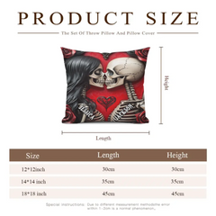 Customized Pillows Filled with Love - Personalized Name Till Death Do Us Part Eternal Love Pillowcase - A Gift For Boyfriend,Girlfriend,Husband,Wife