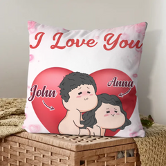 Custom Personalized Double Sided Printed Pillowcase - Fun Valentine's Day Gift Ideas for Him/Her