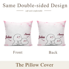 Custom Personalized Double Sided Printed Pillowcase - Fun Valentine's Day Gift Ideas for Him/Her