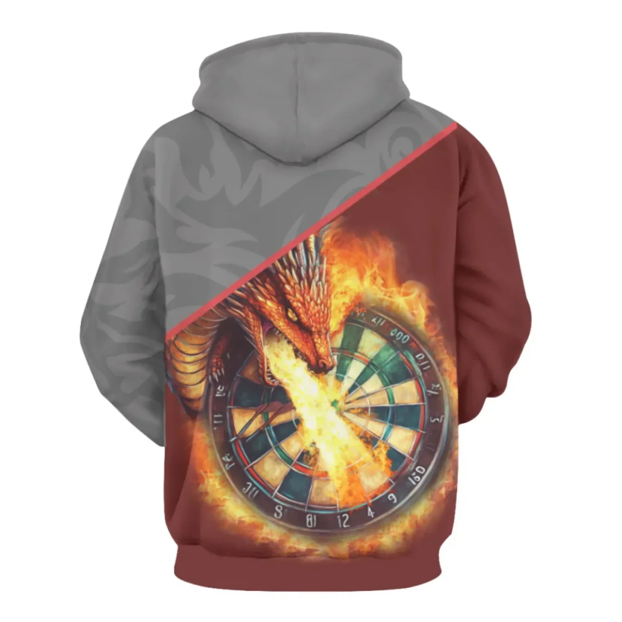 Customized Dragon Pattern T-shirt - Personalized Name Fire Breathing Dragon Clothes - A Gift For Dragon Enthusiasts,Friends,Family - Joliny