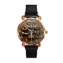 Customized Steampunk-Style Watch – Retro Gear and Engine Pattern Watch with Personalized Name Design - A Gift For Friend,Family,Mechanical Enthusiast - Joliny